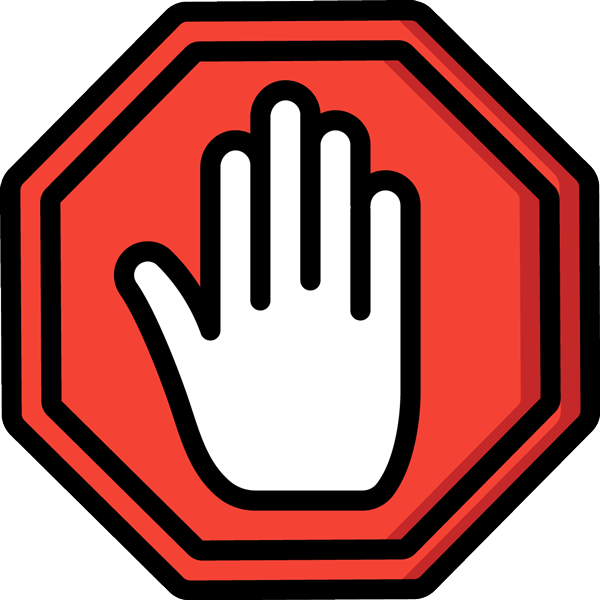 Stop sign, read below